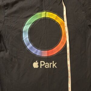 Apple Black T-Shirt with Subtle Logo